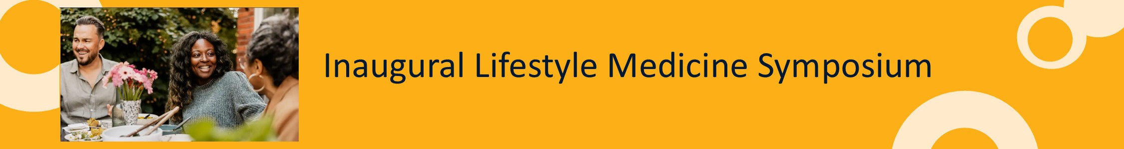 Inaugural Lifestyle Medicine Symposium Banner